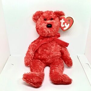 TY Beanie Baby 2001 Sizzle The Bear - Great Stocking Stiffer - New
